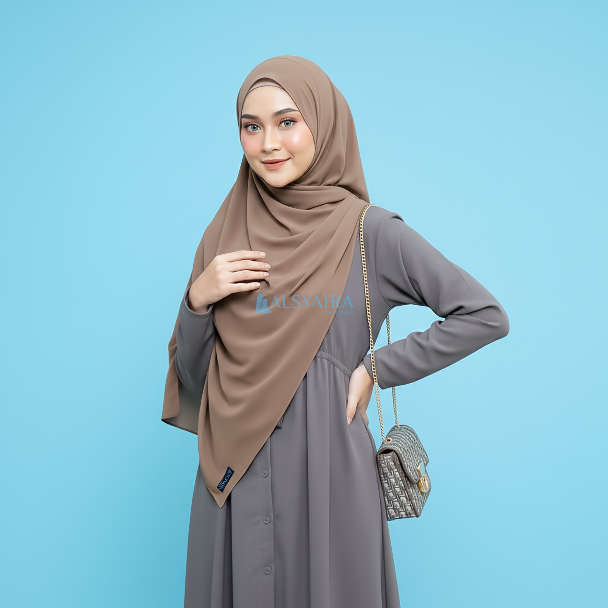 Alsyahra Exclusive - Pashmina Meleyot Syari SoftRay Premium Panjang