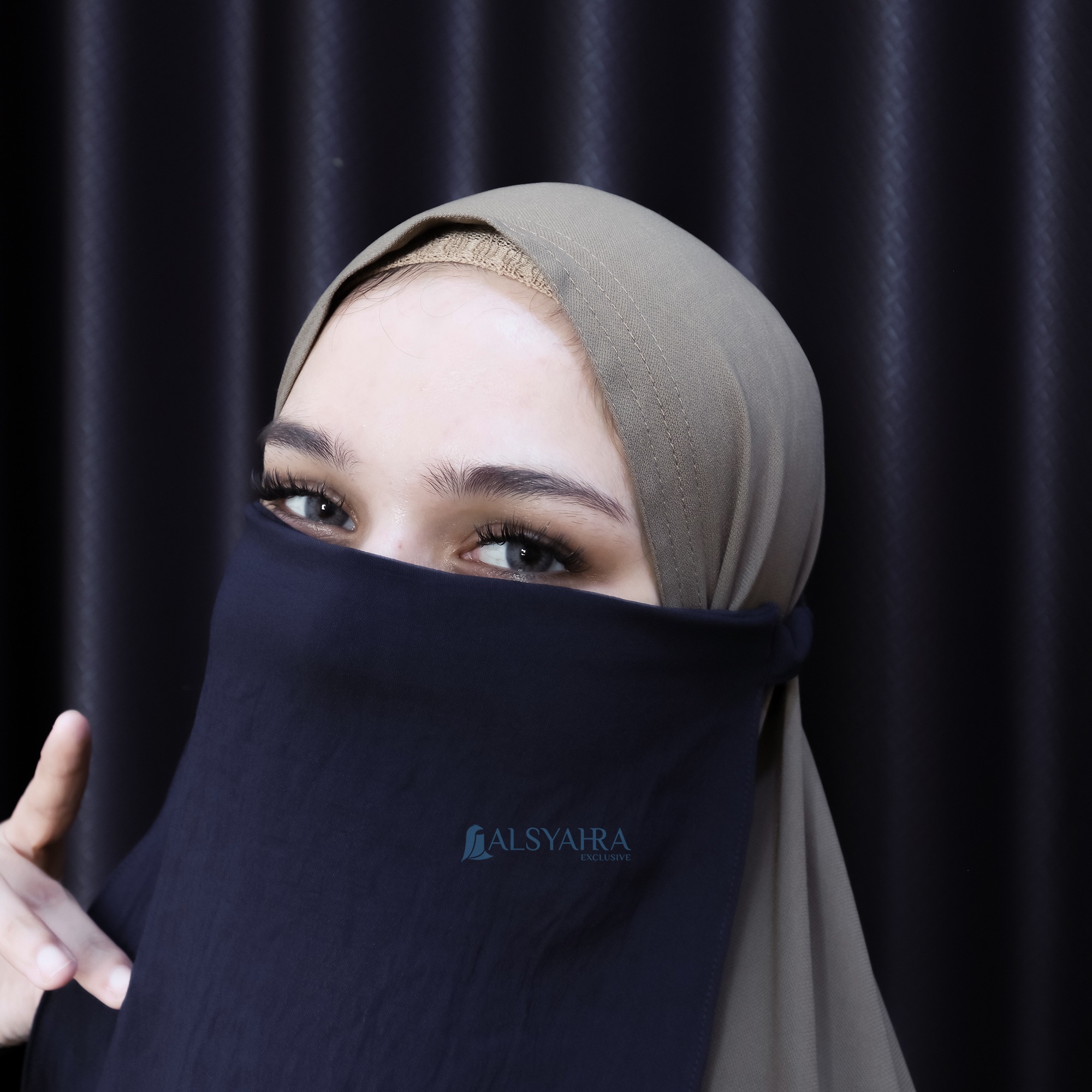 Alsyahra Exclusive - Cadar Karet Wrinkle Kerut 2 Layer Crinkle Airflow Premium