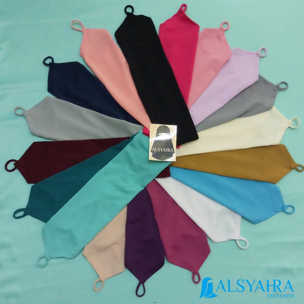 Alsyahra Exclusive - Handsock Ring Polos Syari Manset Cincin Premium