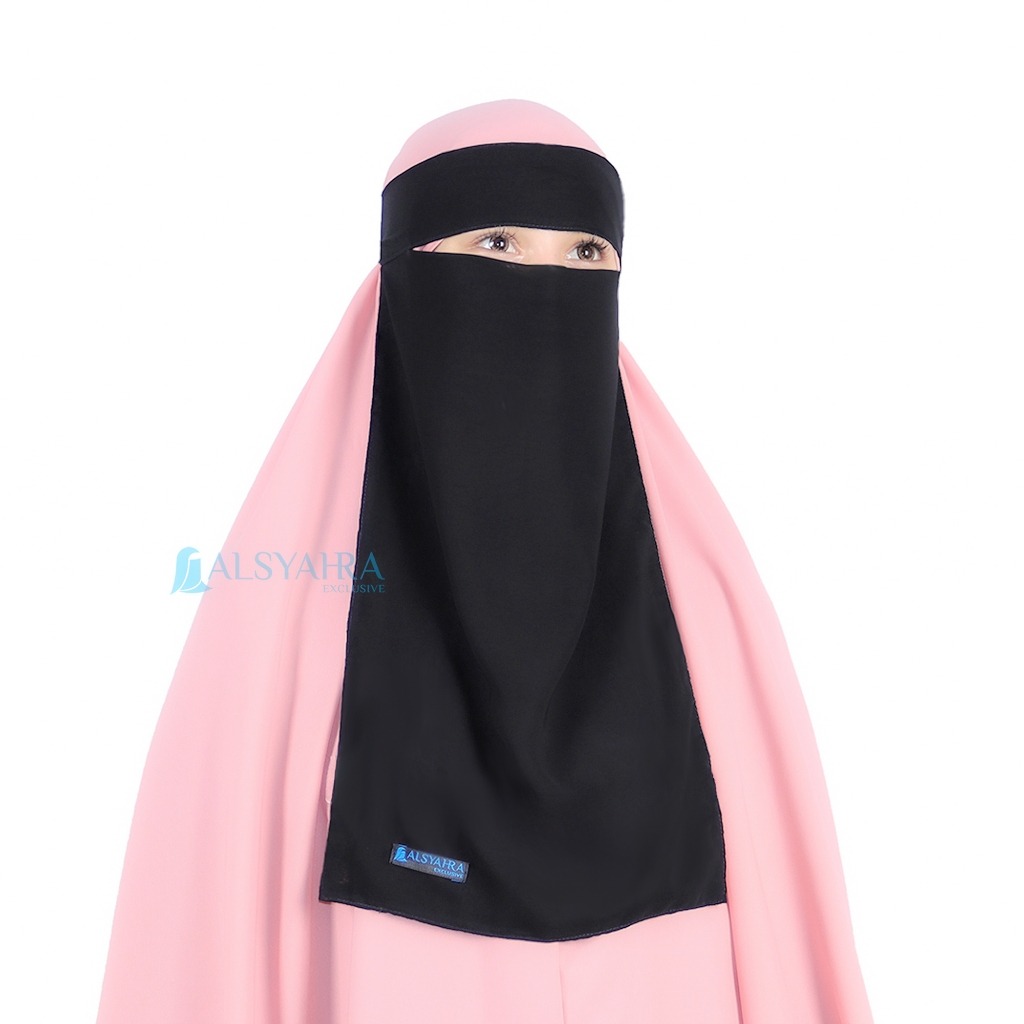Alsyahra Exclusive - Niqab Bandana Basic Sifon Cerruti Premium