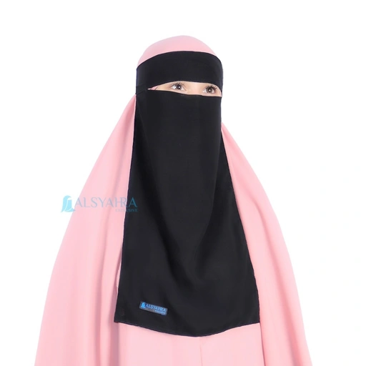 Image of Alsyahra Exclusive - Niqab Bandana Basic Sifon Cerruti Premium