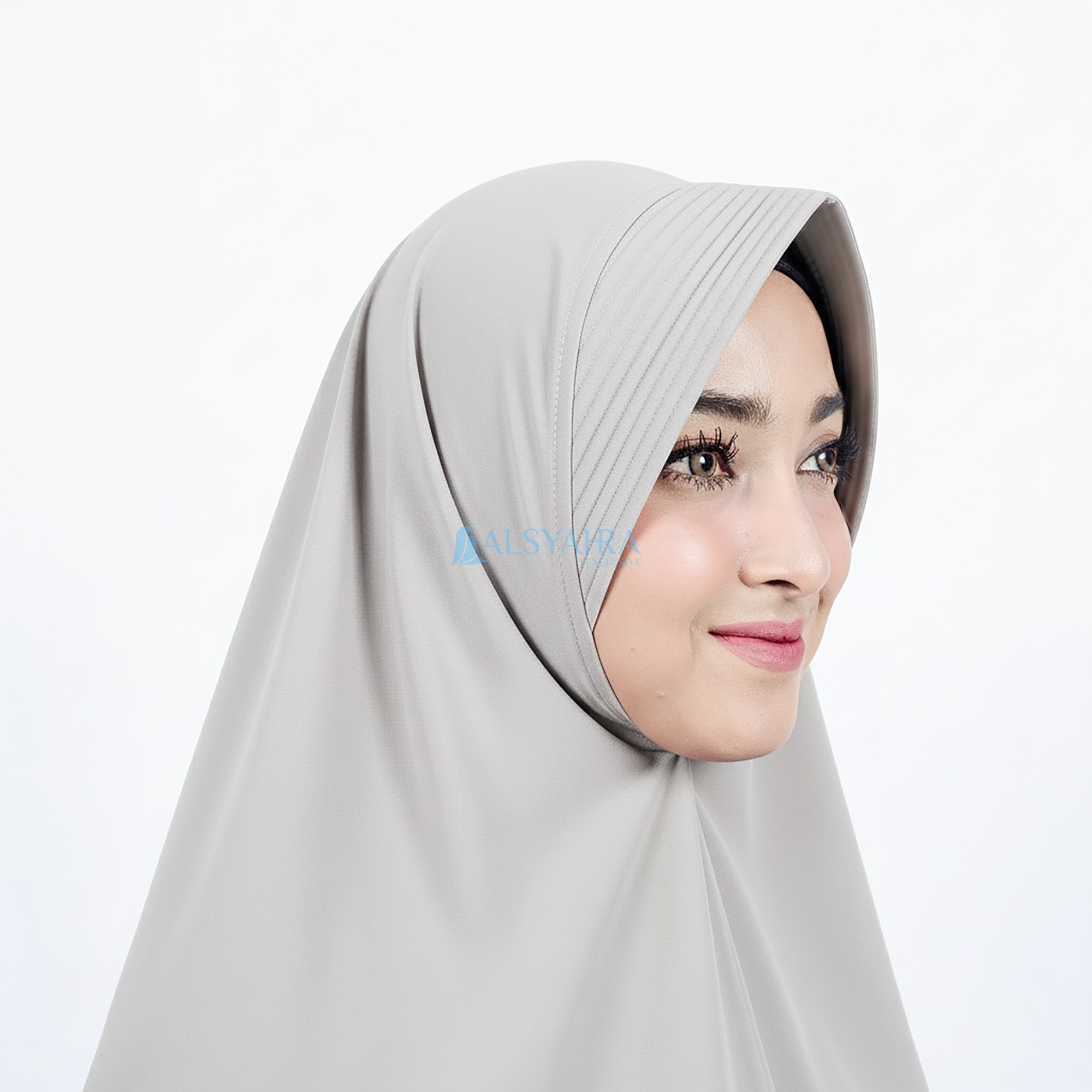 Alsyahra Exclusive - Set Long Khimar Like Mukena Haramain PAD Cadar Tali WF Premium