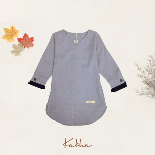 Image of CLEARANCE SALE - Kakha - Tunik Anak Salam Sapa Series Silver