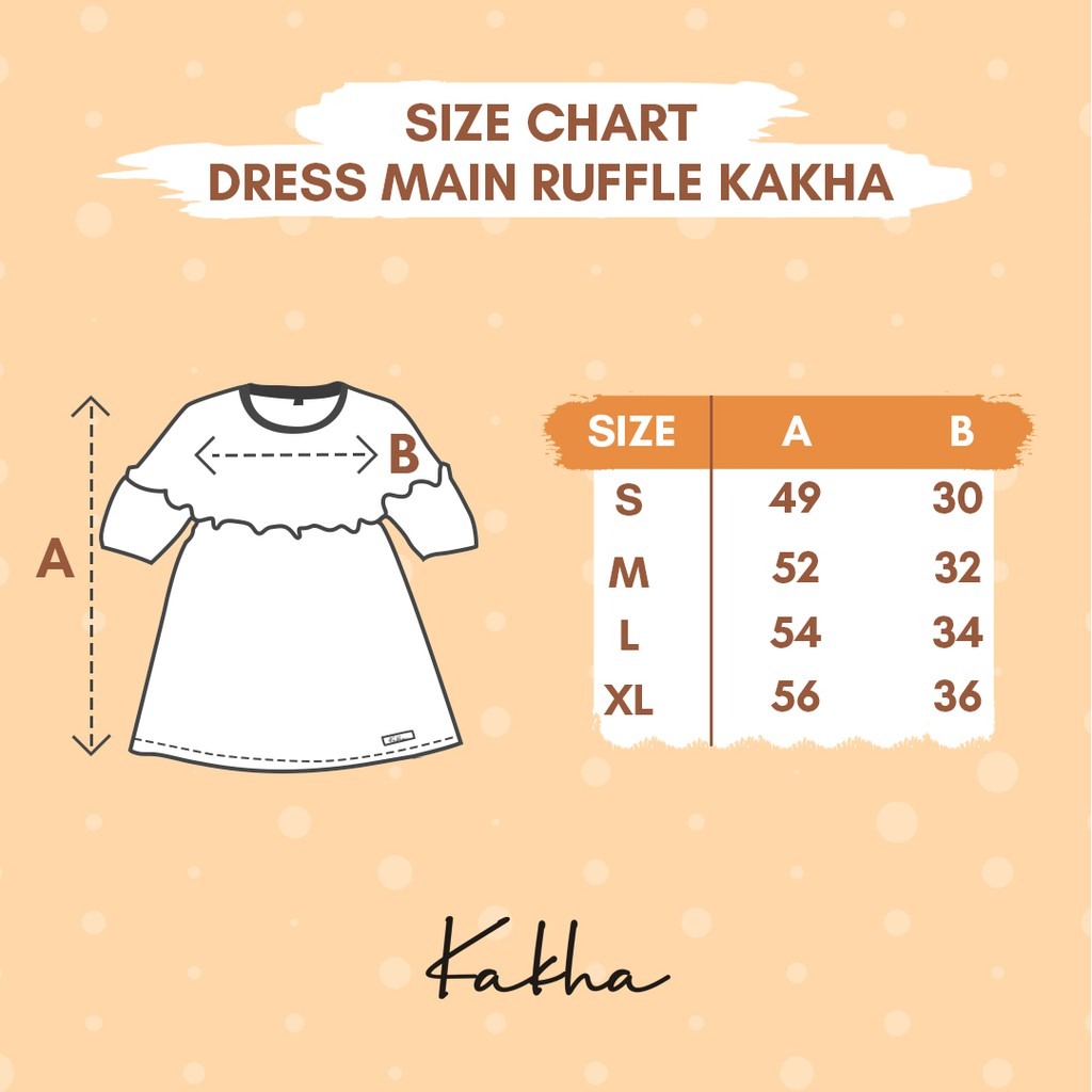 Ruffle - Dress (0-5 Tahun)