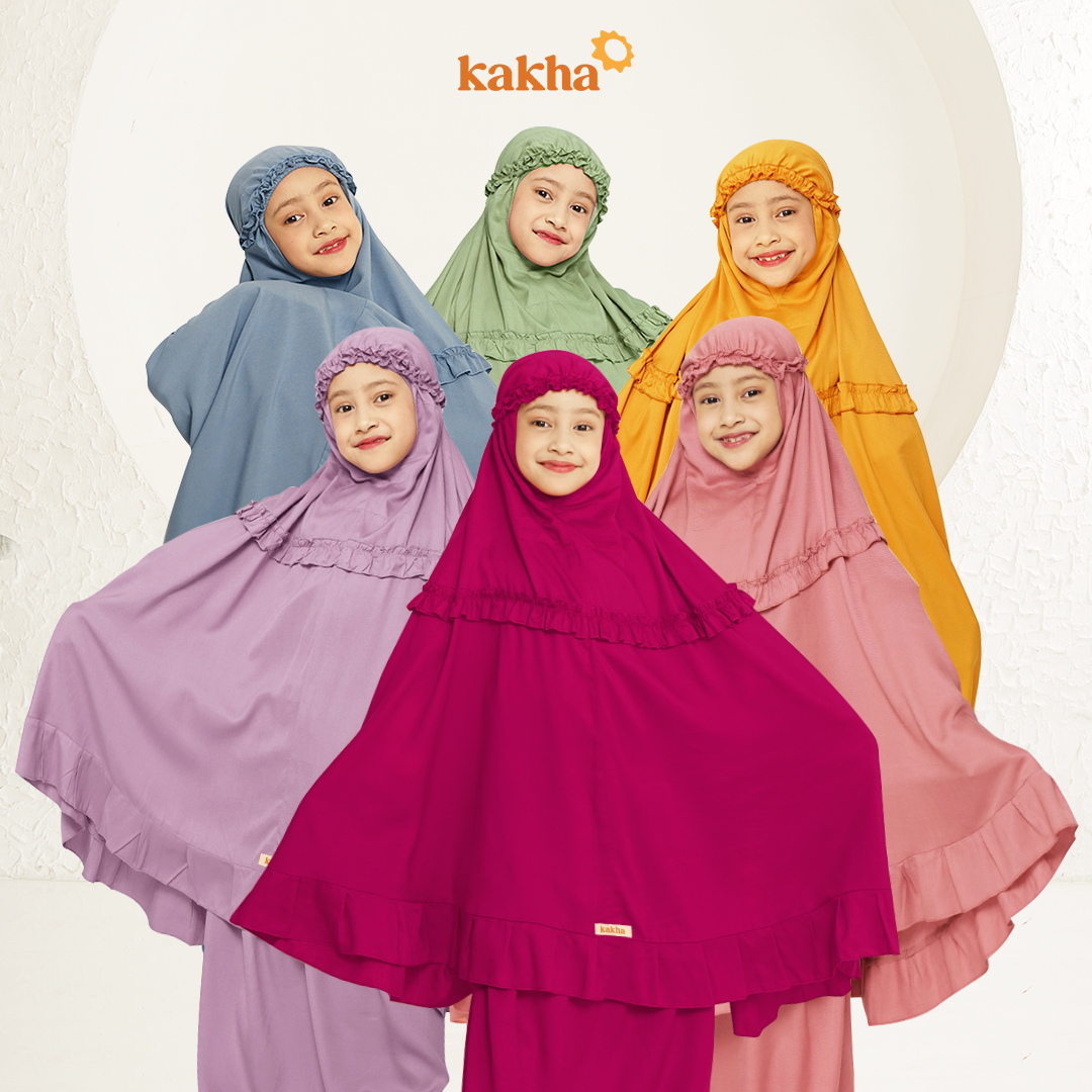 Mukena Anak Basic Polos Series