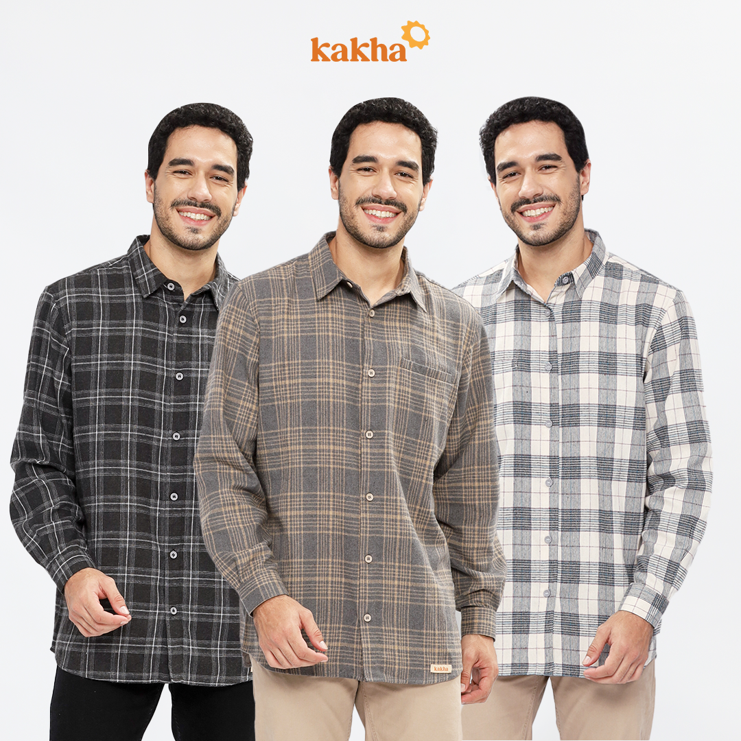 Flanel  - Kemeja Koko Ayah Panjang