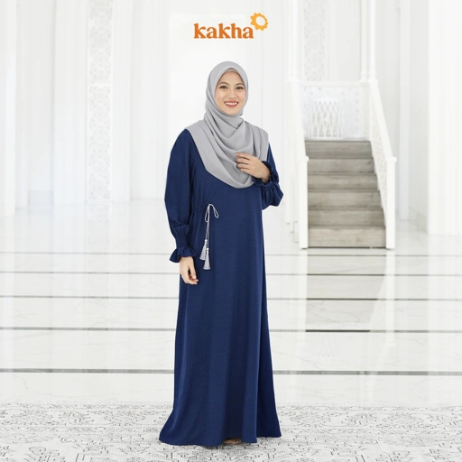 Image of Kakha x Alyssa Soebandono - Gamis Ibu Gaharu / Baju Gamis Ibu / Gamis Muslim / Baju Couple Keluarga