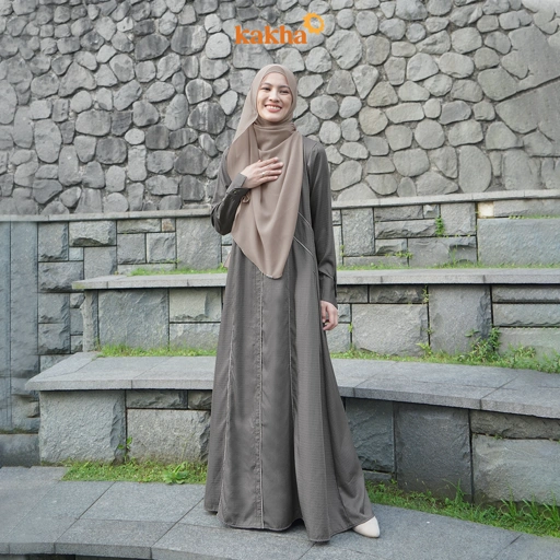 Image of Kakha x Alyssa Soebandono - Gamis Ibu Saga / Baju Gamis Ibu / Gamis Muslim / Baju Couple Keluarga