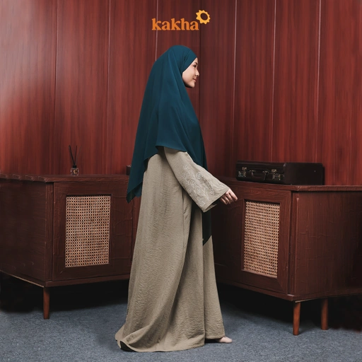 New Arrival -  Safa Abaya (Oat)