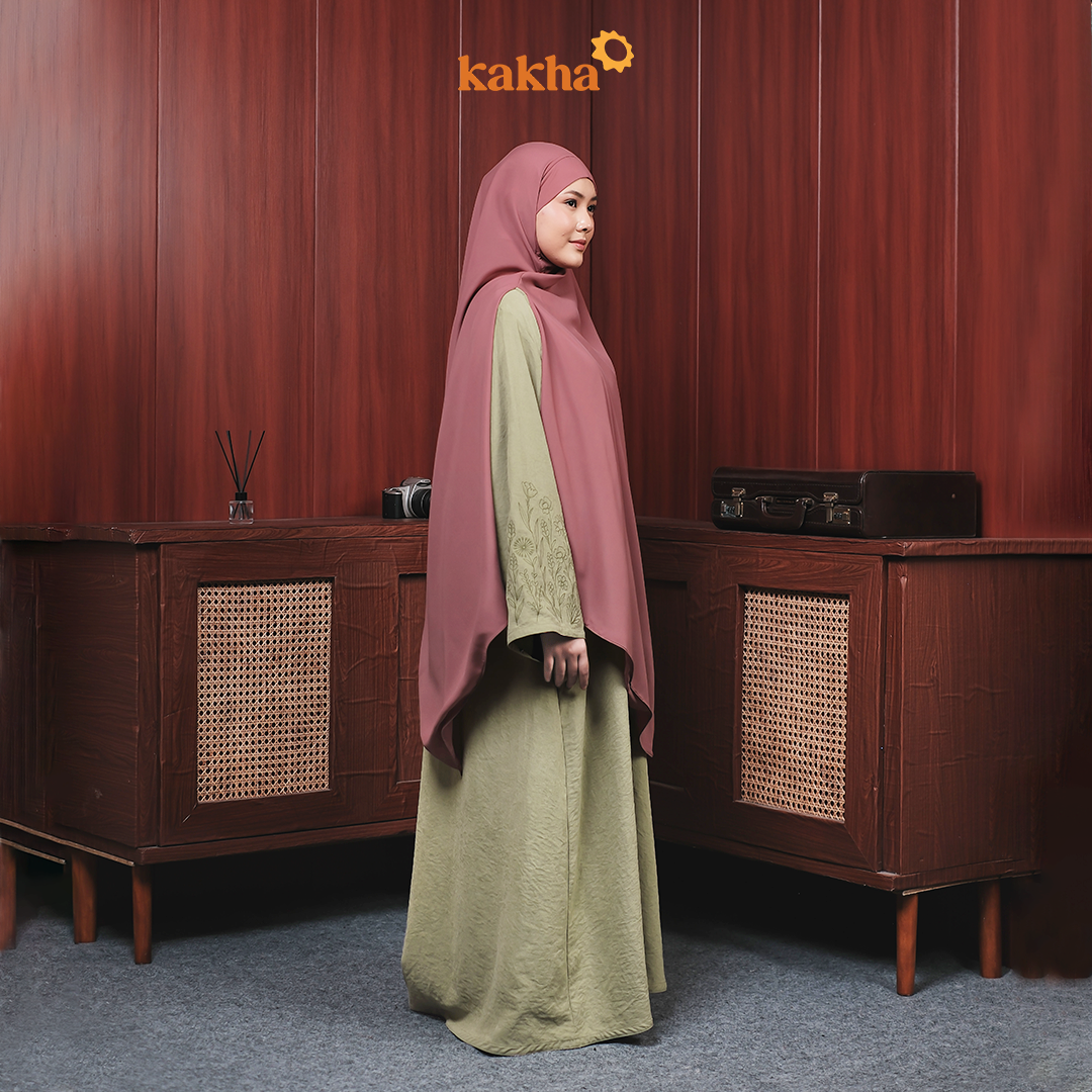 New Arrival - Safa Abaya (Olive)
