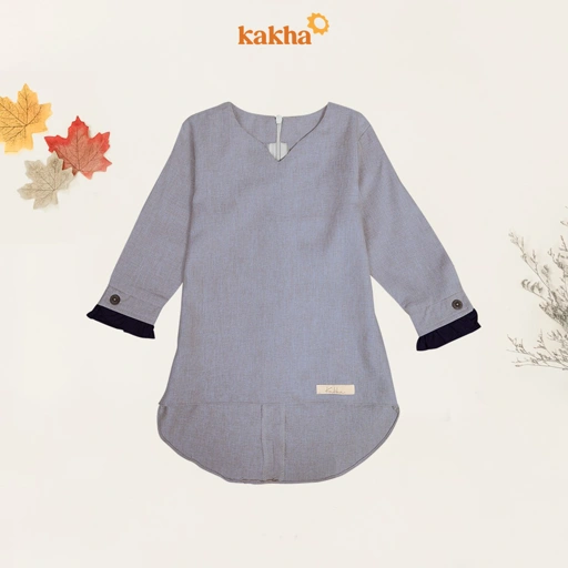 Image of CLEARANCE SALE - Kakha - Tunik Anak Salam Sapa Series Silver