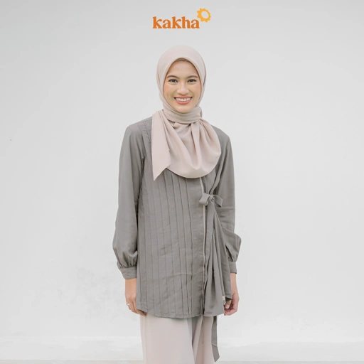 Image of Kakha x Alyssa Soebandono - Tunik Ibu Mandalika / Baju Tunik Ibu / Tunik Muslim / Baju Couple Keluarga