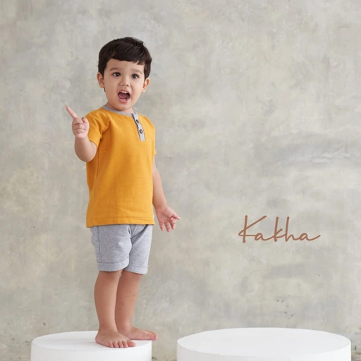 Image of Kakha Series - Set Henley  (setelan anak dan bayi)