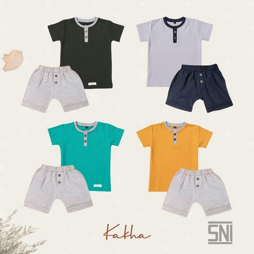 Image of Kakha Series - Set Henley  (setelan anak dan bayi)