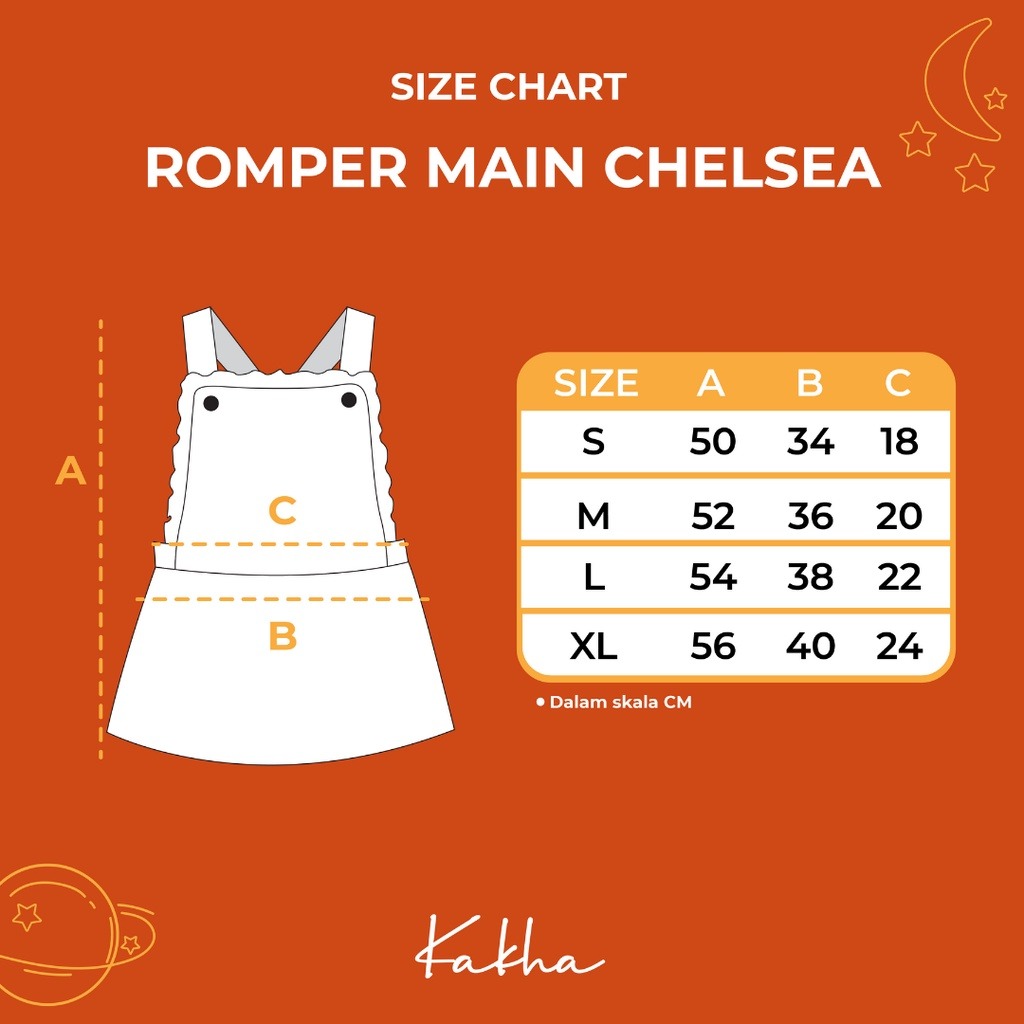 Chelsea - Romper (0-5 tahun)