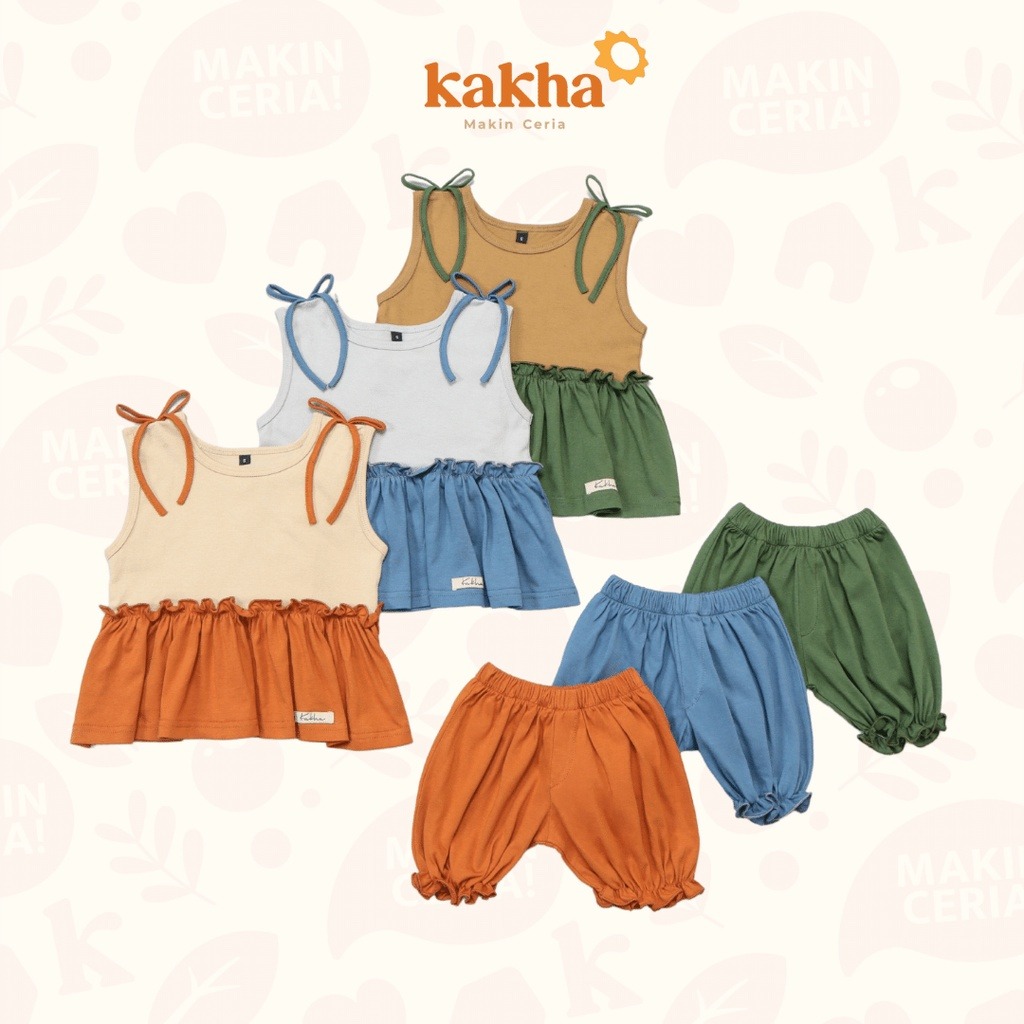 Sleeveless Ruffle - Oneset (0 - 5 Tahun)