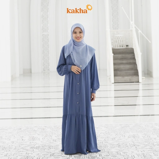 Image of Kakha x Alyssa Soebandono - Gamis Ibu Sentani / Baju Gamis Ibu / Gamis Muslim / Baju Couple Keluarga
