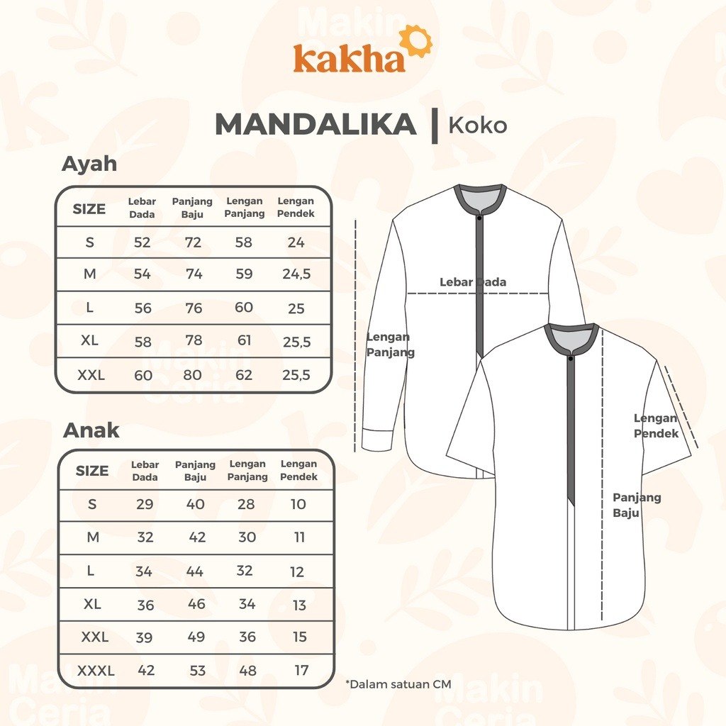Mandalika - Kemeja Koko Anak Pendek