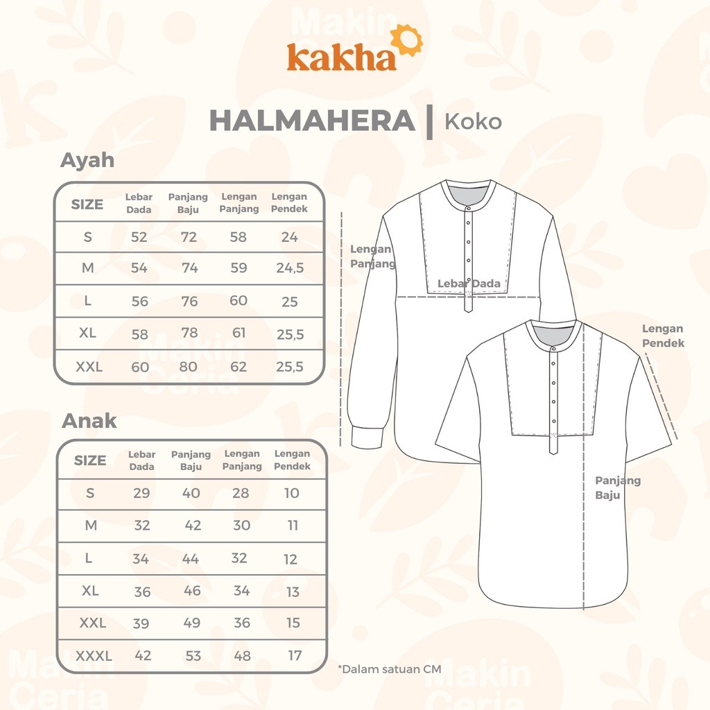 Halmahera - Kemeja Koko Ayah Pendek