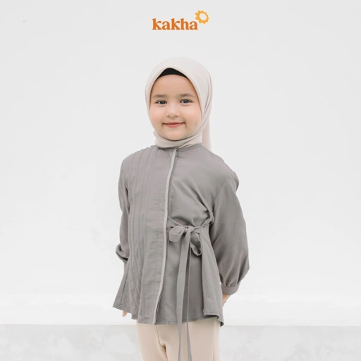 Image of Kakha x Alyssa Soebandono - Tunik Anak Mandalika / Baju Tunik Anak / Tunik Muslim / Baju Couple Keluarga