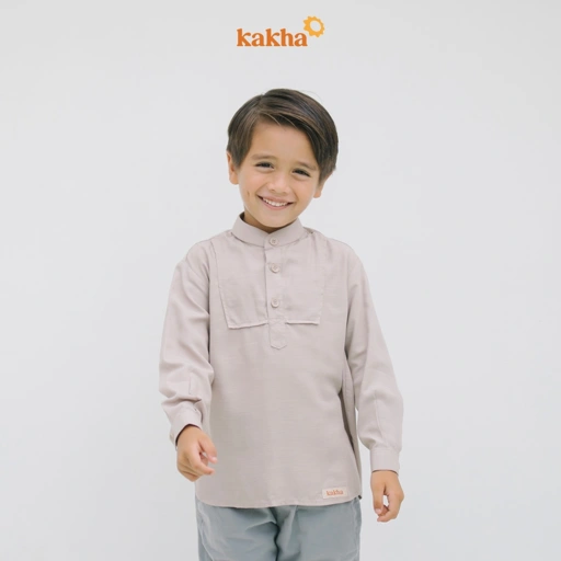 Image of Kakha x Dude Harlino - Koko Anak Panjang Halmahera / Baju Koko Ayah / Baju Muslim / Baju Couple Keluarga