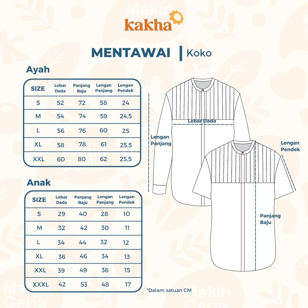 Mentawai - Kemeja Koko Anak Panjang