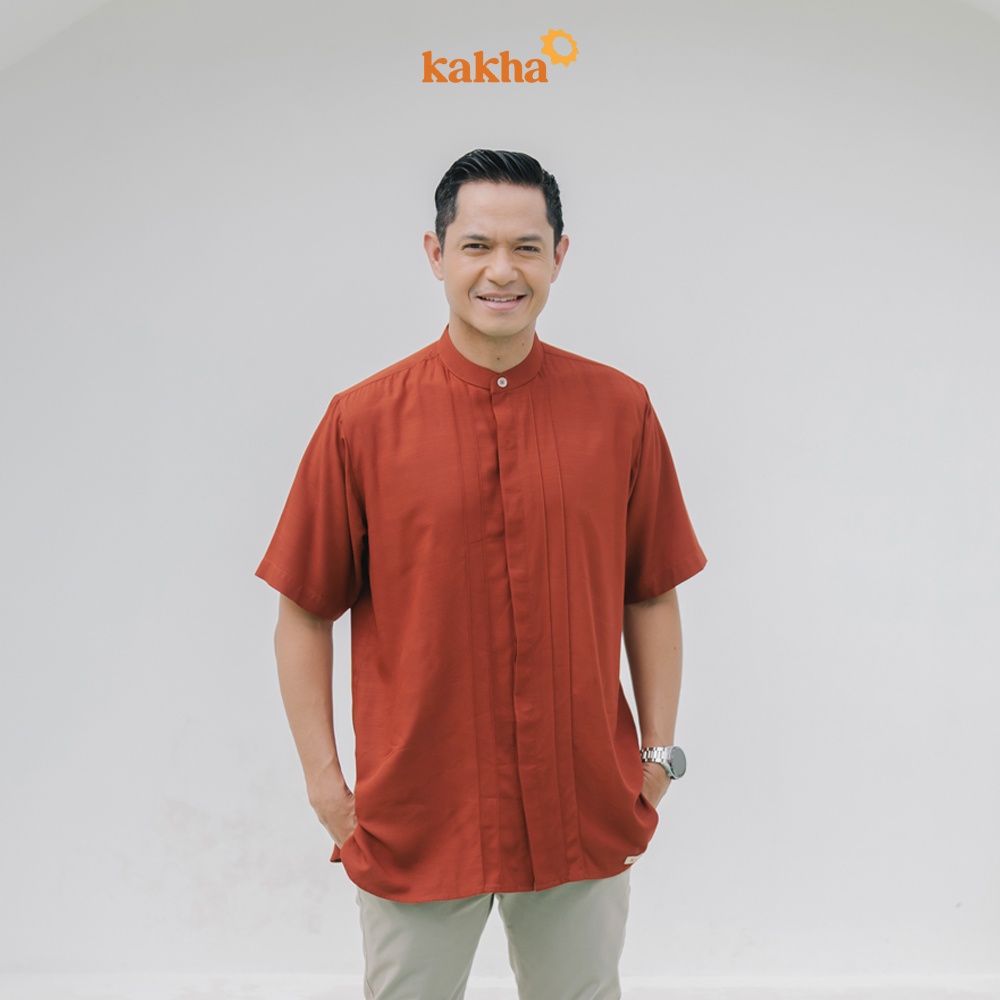 Mahameru - Kemeja Koko Ayah Pendek