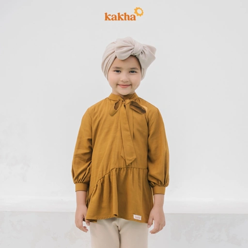 Image of Kakha x Alyssa Soebandono - Tunik Anak Borneo / Baju Tunik Anak / Tunik Muslim / Baju Couple Keluarga