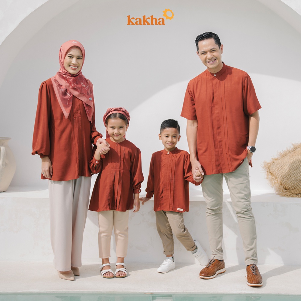 Mahameru - Kemeja Koko Ayah Pendek