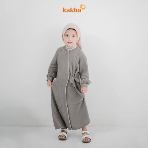 Image of Kakha x Alyssa Soebandono - Gamis Anak Mandalika / Baju Muslim Anak Perempuan / Gamis Anak Muslim / Baju Couple Keluarga