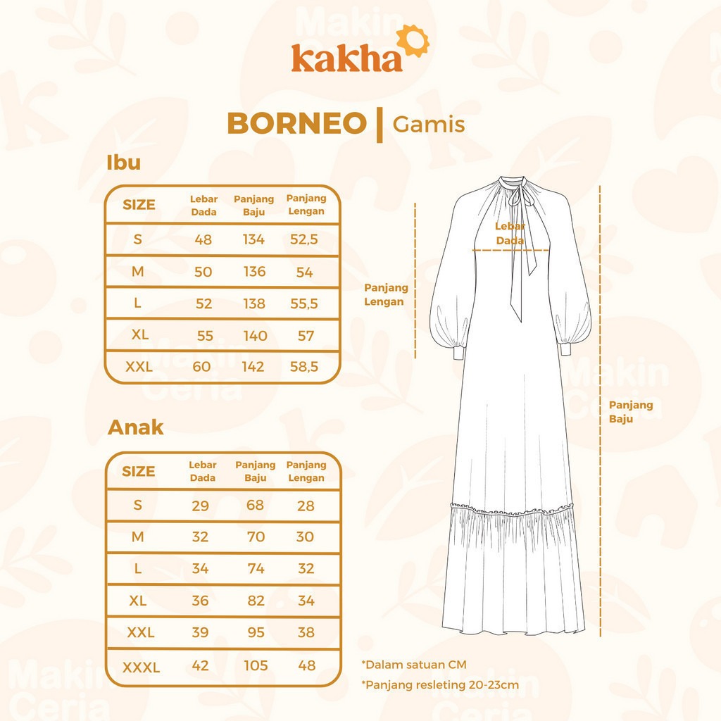 Borneo - Gamis Anak