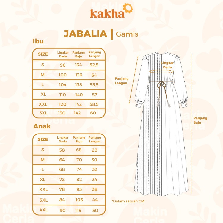 Jabalia - Gamis Wanita
