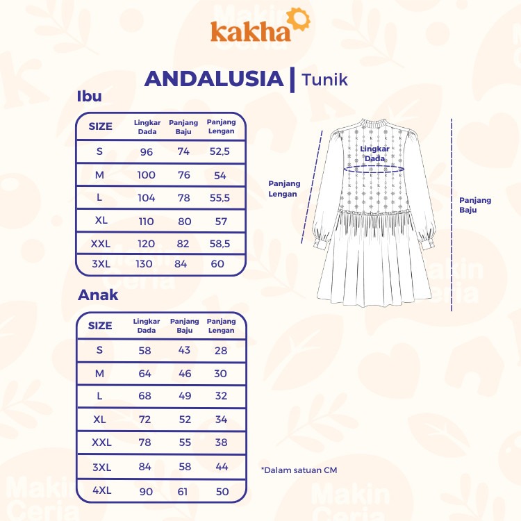 Andalusia - Tunik Wanita