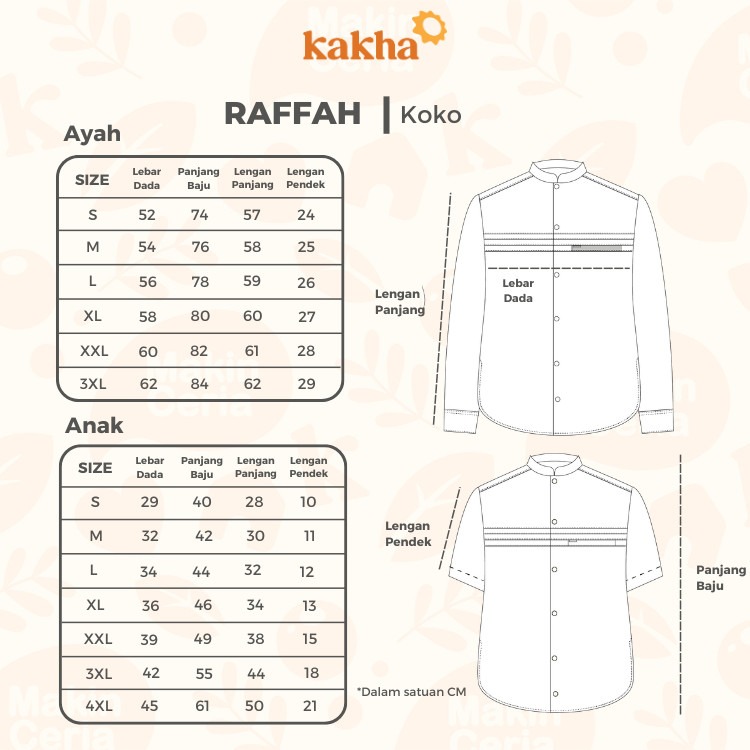 Rafah - Kemeja Koko Anak Panjang