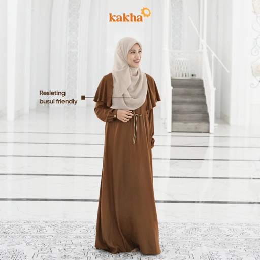 Image of Kakha x Alyssa Soebandono - Gamis Ibu Kapuas / Baju Gamis Ibu / Gamis Muslim / Baju Couple Keluarga