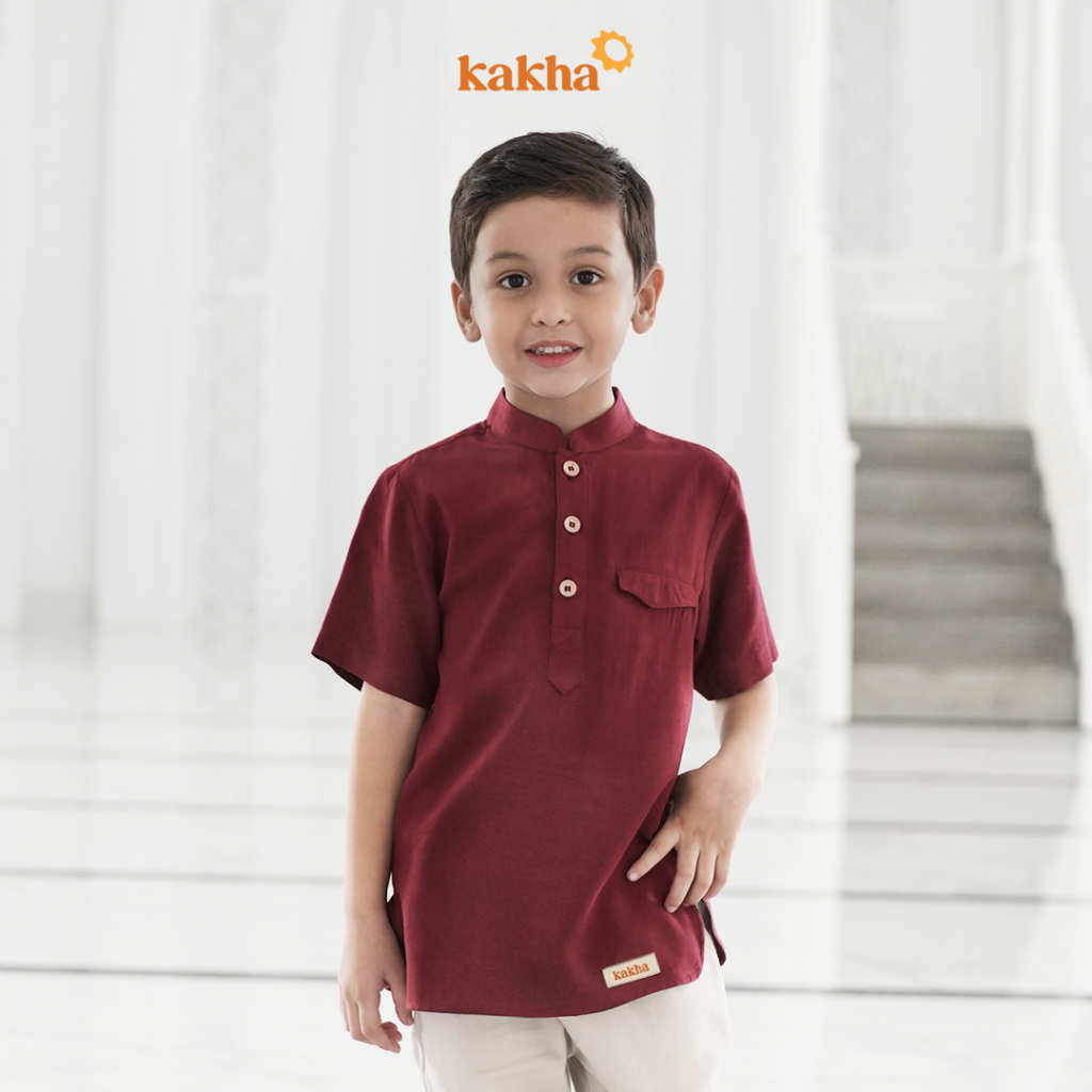 Akasia - Kemeja Koko Anak Pendek 
