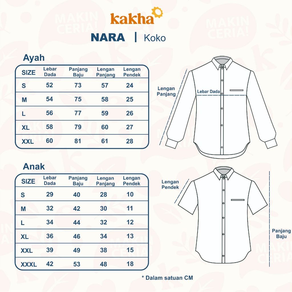 Nara - Kemeja Koko Anak Panjang