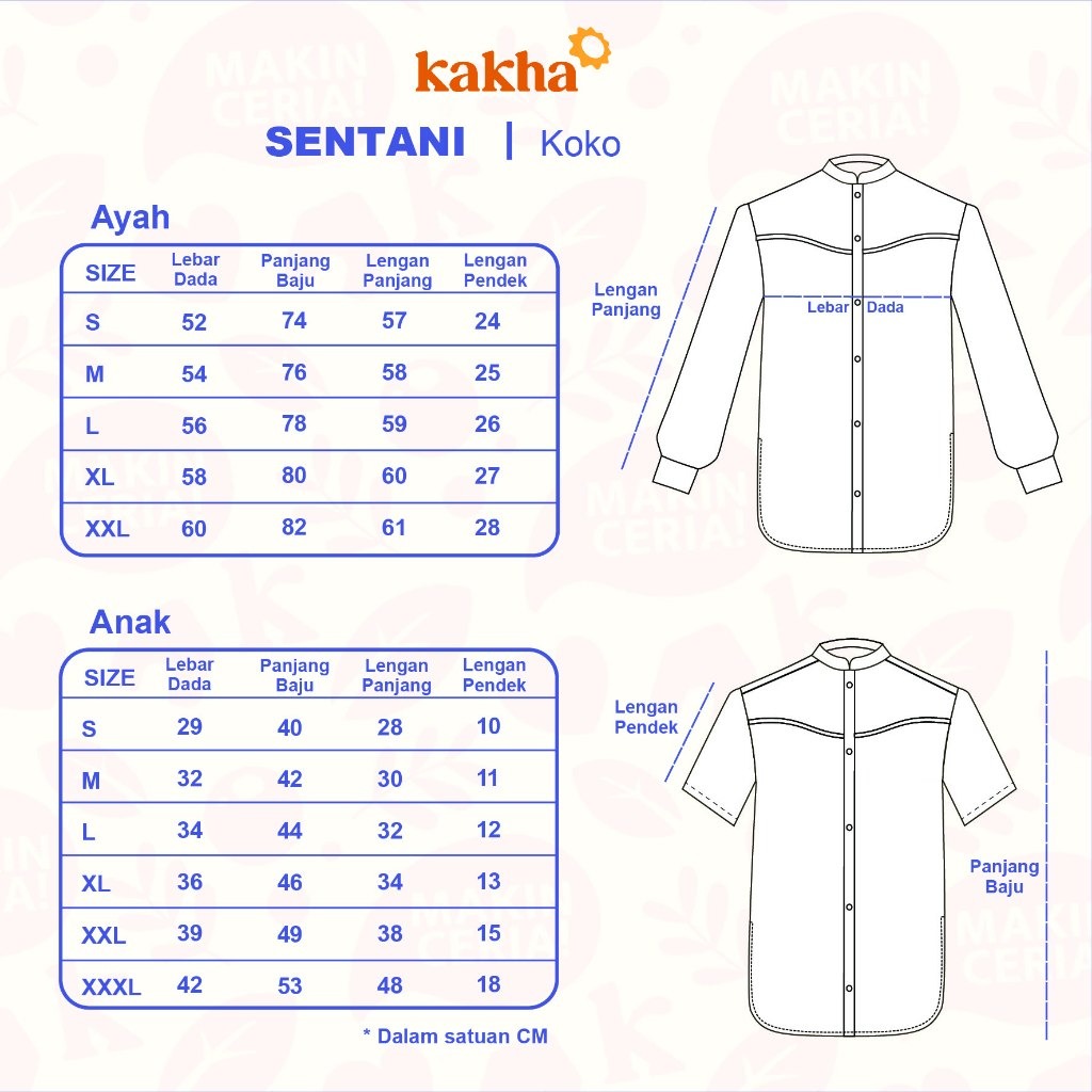 Sentani - Kemeja Koko Anak Panjang