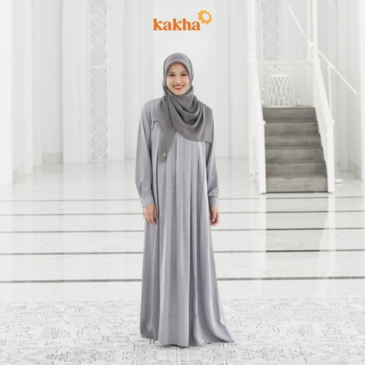Image of Kakha x Alyssa Soebandono - Gamis Ibu Kasturi / Baju Gamis Ibu / Gamis Muslim / Baju Couple Keluarga
