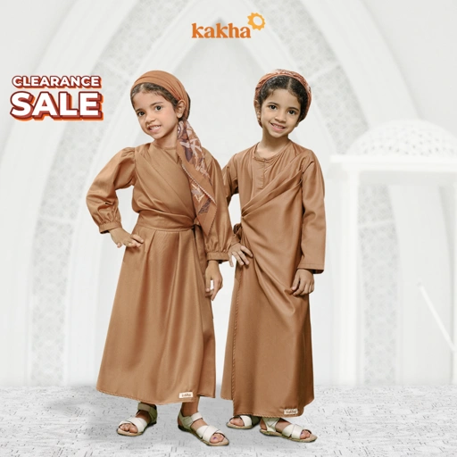 Image of CLEARANCE SALE - Kakha - Gamis Anak Drape Ankara Series / Gamis Anak Perempuan / Dress Anak Perempuan / Gamis Couple Ibu Anak