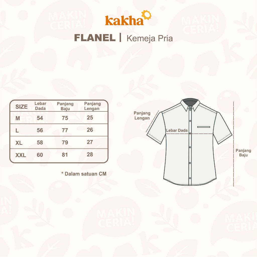 Flanel  - Kemeja Koko Ayah Panjang