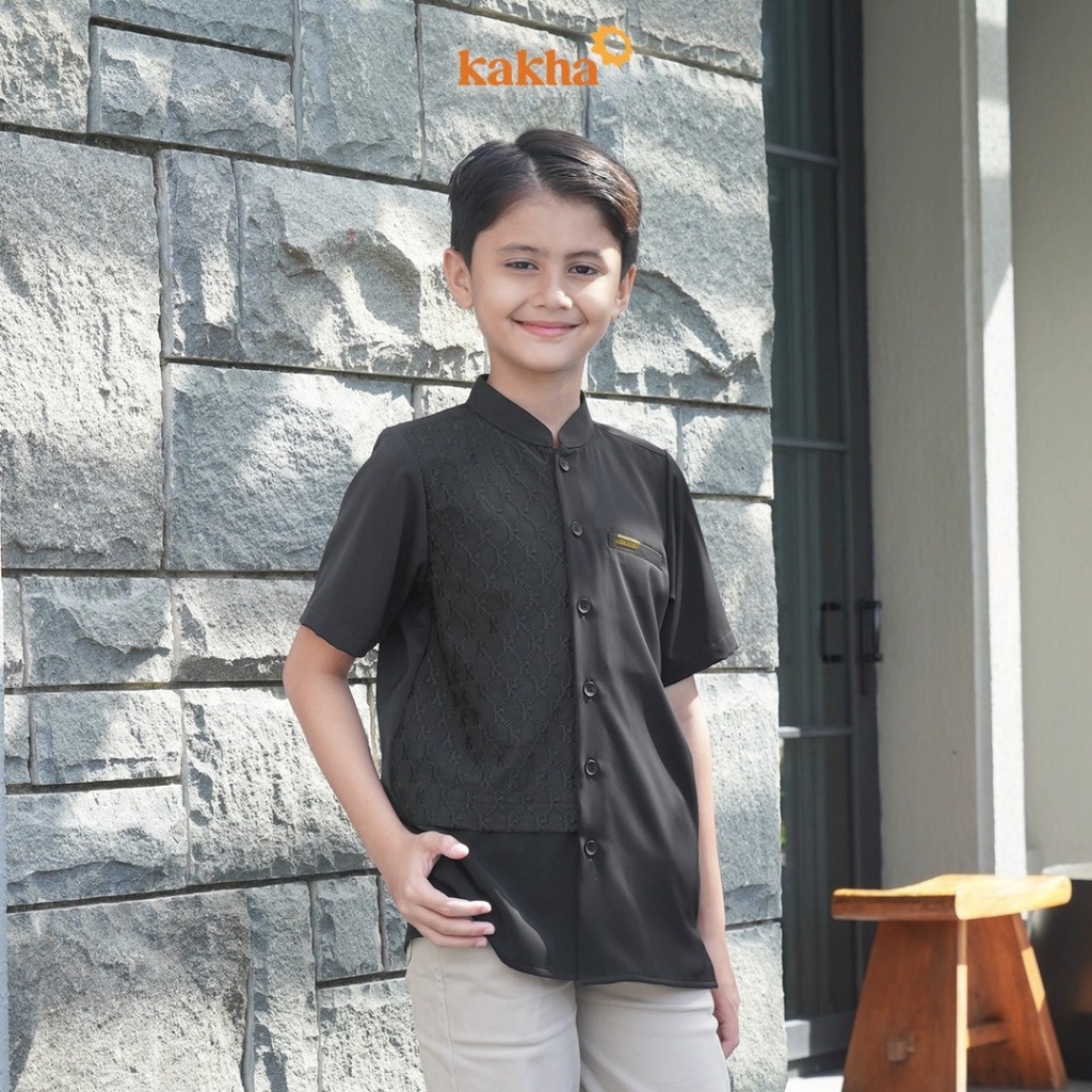 Seroja - Kemeja Koko Anak Pendek