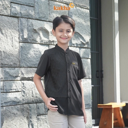 Seroja - Kemeja Koko Anak Pendek