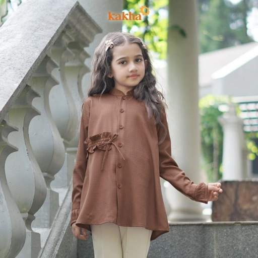 Image of Kakha x Alyssa Soebandono - Tunik Anak Cendana / Baju Tunik Anak / Tunik Muslim / Baju Couple Keluarga
