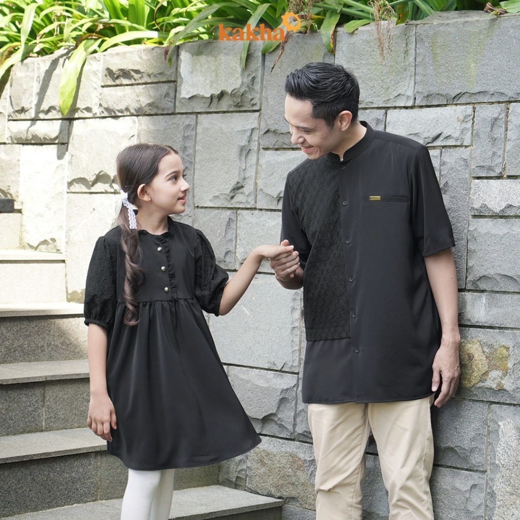 Seroja - Kemeja Koko Ayah Pendek 