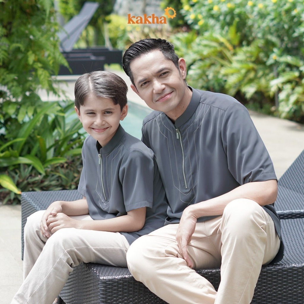 Asoka - Kemeja Koko Ayah Pendek