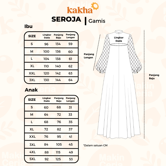Seroja - Gamis Wanita