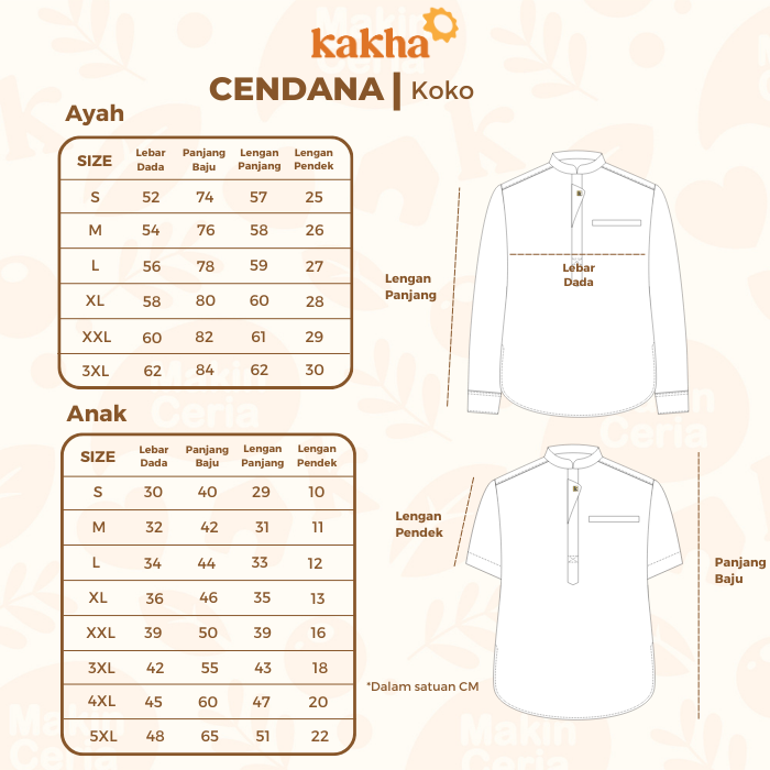 Cendana - Kemeja Koko Pria Panjang