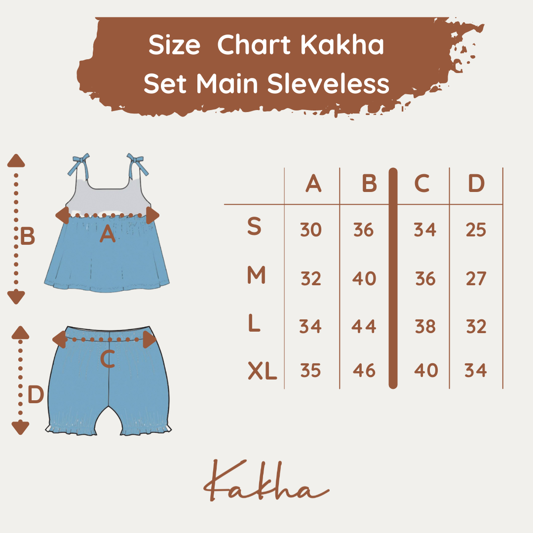 Sleeveless Ruffle - Oneset (0 - 5 Tahun)