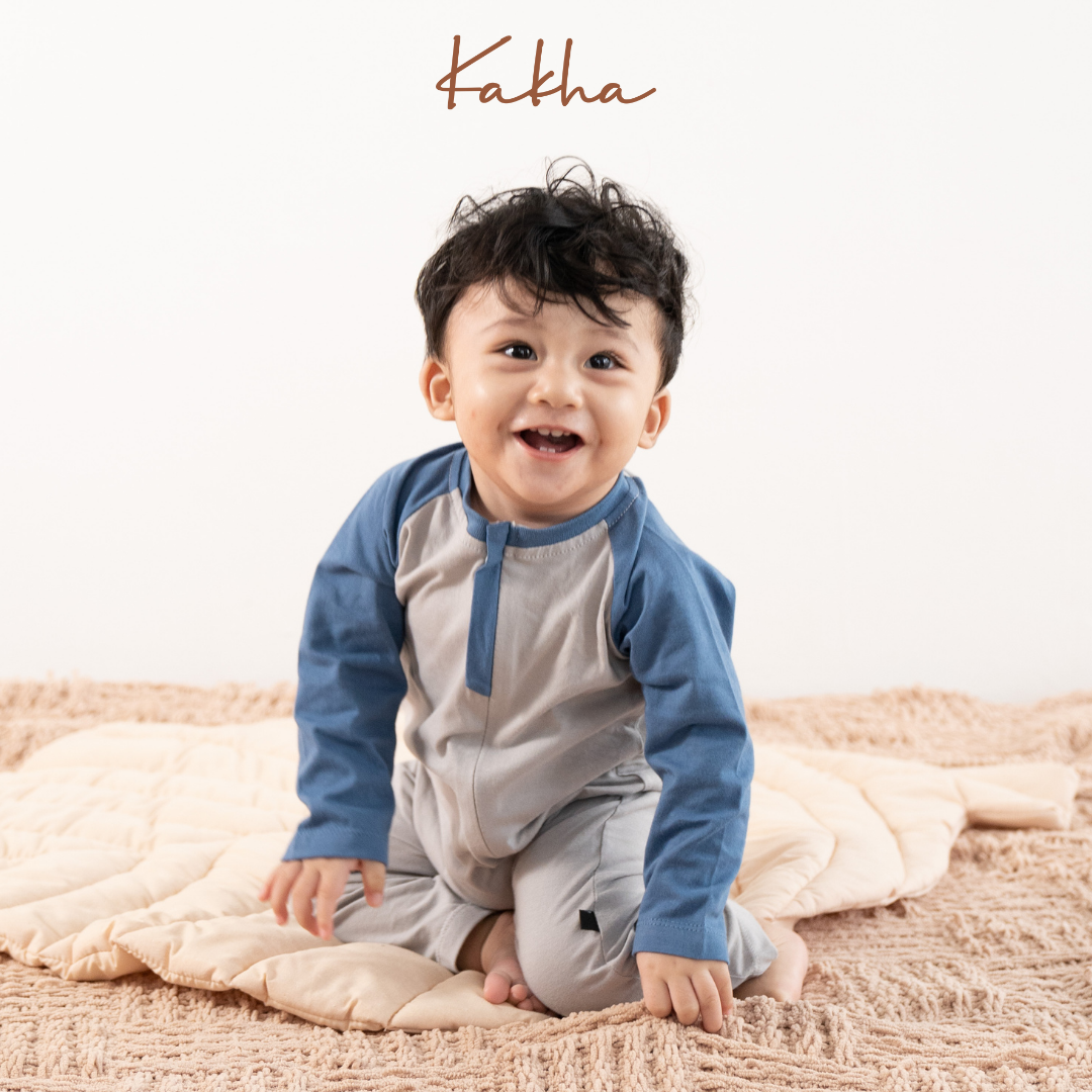 Mini Kakha- Sleepsuit Bayi Roma (0-1 tahun) SNI / Sleepsuit bayi lengan panjang / Romper bayi